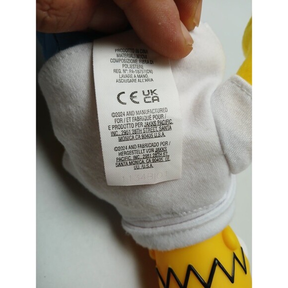HOMER SIMPSON Jakks Pacific 2024 Plush Collectible Figure The Simpsons - Picture 6 of 6